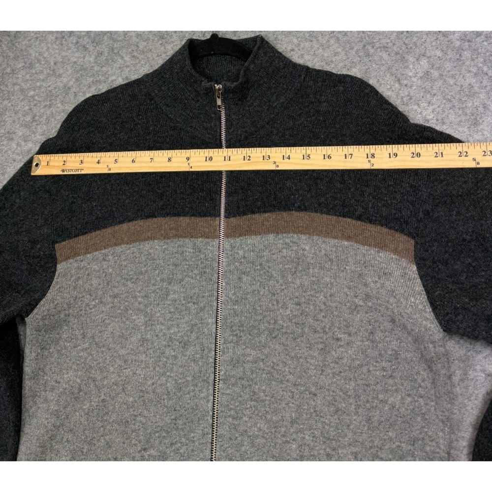 Vintage J Crew Sweater Gray Brown Medium - Picture 8 of 13